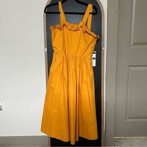 Sea New York Lace up yellow dress